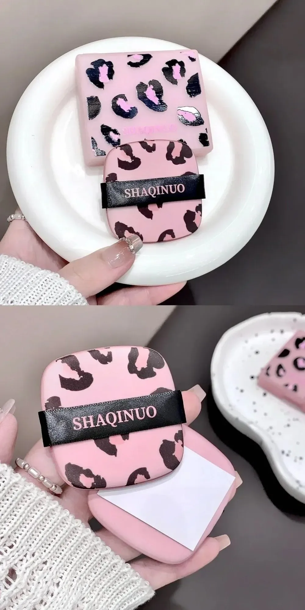 Facial Oil Blotting Paper Sheets With Mirror And Storage Box_voghion.com
