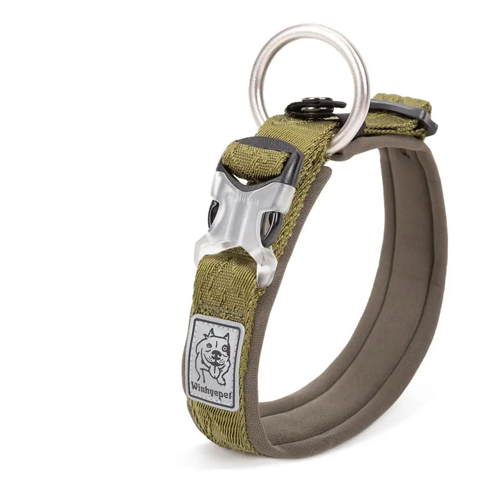 TRUELOVE Adjustable Padded Pet Dog Collar Comfort Ventilation Pull-resistant Explosion proof Personalized Printing YC1853
