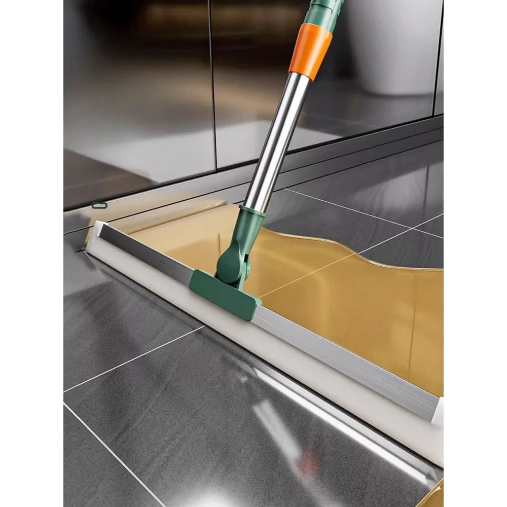 Silicone Scraper Broom Squeegee Floor Glass Bathroom Cleaning