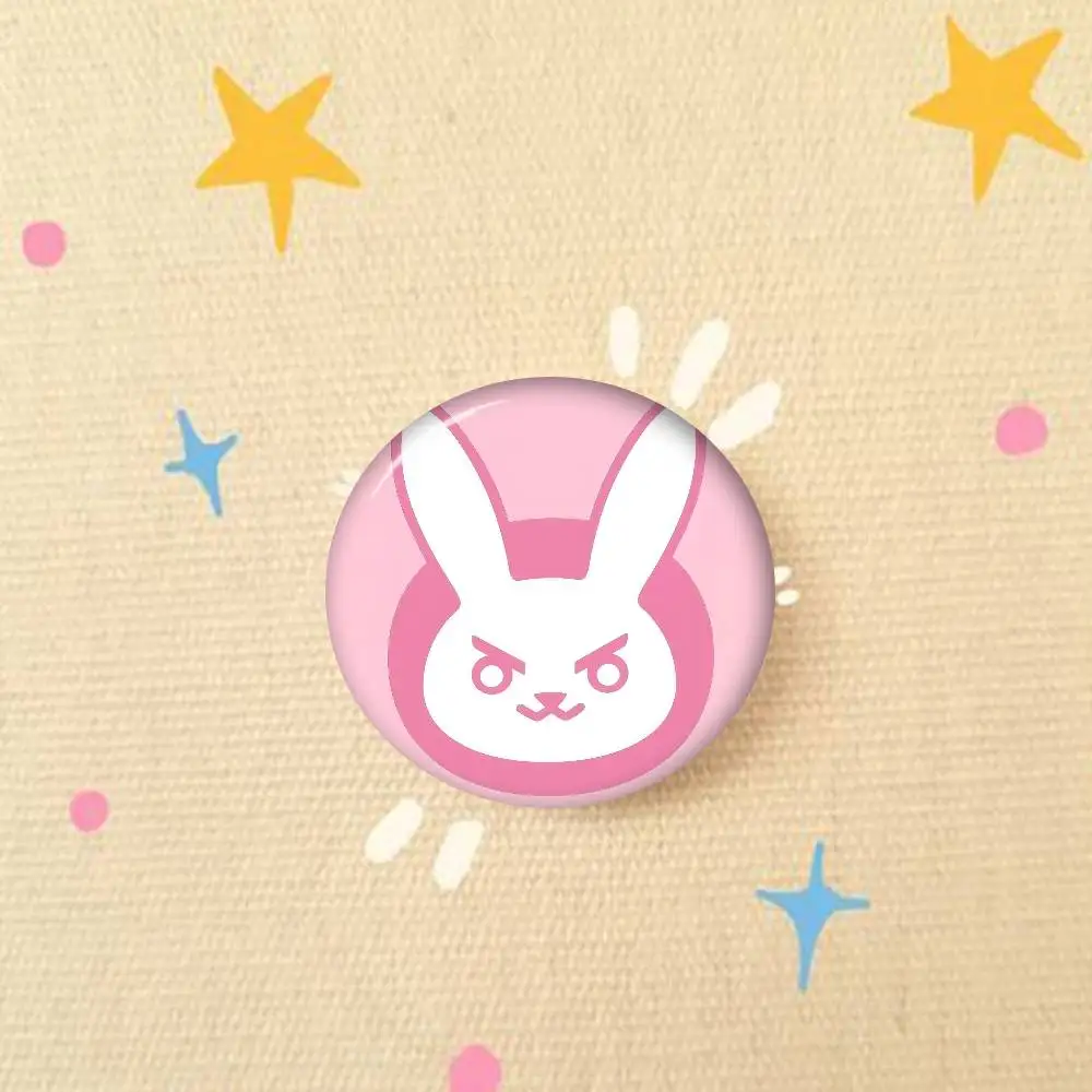 Handmade Overwatch Button Pin Brooch - Cartoon Badge