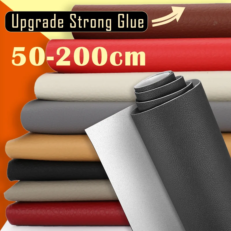 

High Quality Leather Repair Tape Self Adhesive Strong Glue DIY Fabric Material for Sofa Desk Chair Automotive Interior Seat Skin