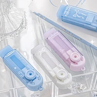Sliding Eraser Refill Set Sparkling & Transparent Refillable Less Dust Cleaning Correcting Tools Office School F7701 2