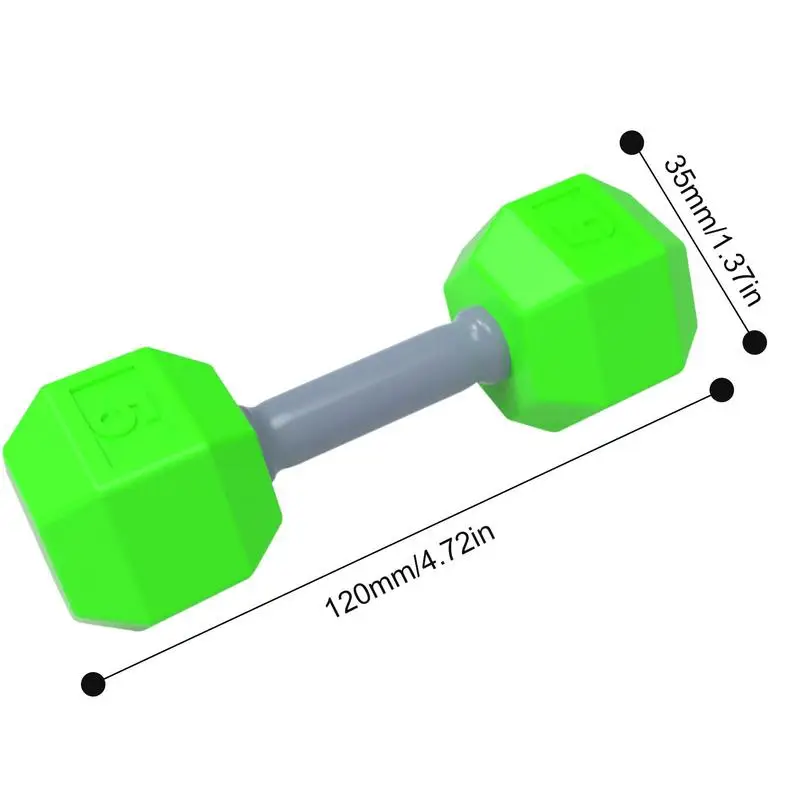 Toddler Dumbbell Rattle Sensory Toy Easy To Hold Rattle Toy Creative Teething Kids Hand Dumbbells Holiday Gifts