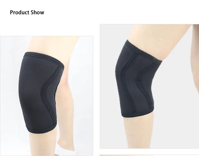 Ginocchiere Da 7mm In Neoprene - Supporto Per Sollevamento Pesi E Sport | 5 Taglie - Foto 8