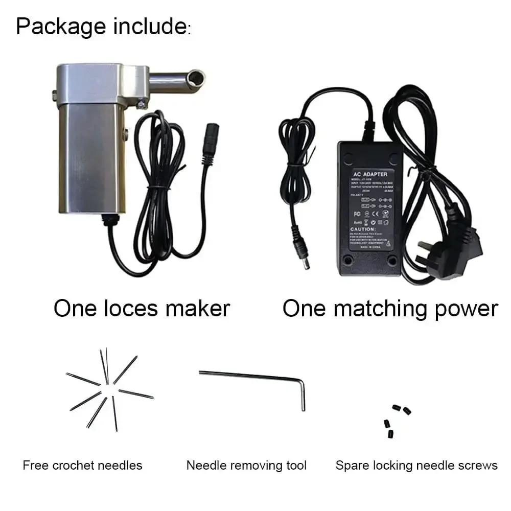 Dreadlocks Machine Portable Electric Dreadlocks Maker for Human Hair Loc,The Dreadlocks Machine Make and Connect Dreadlocks 4