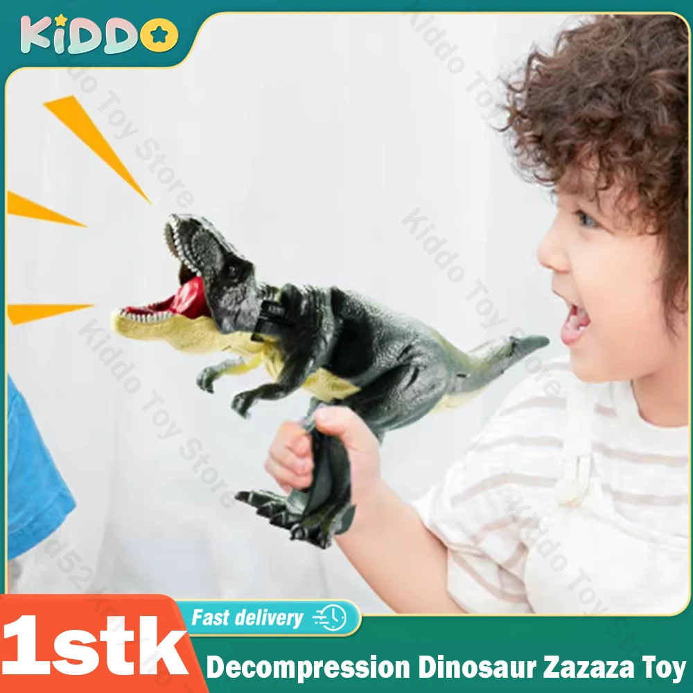 

Children Decompression Dinosaur Zazaza Toy Creative Battery-free Telescopic Spring Swing Fidget Toys Christmas Gifts for Kids