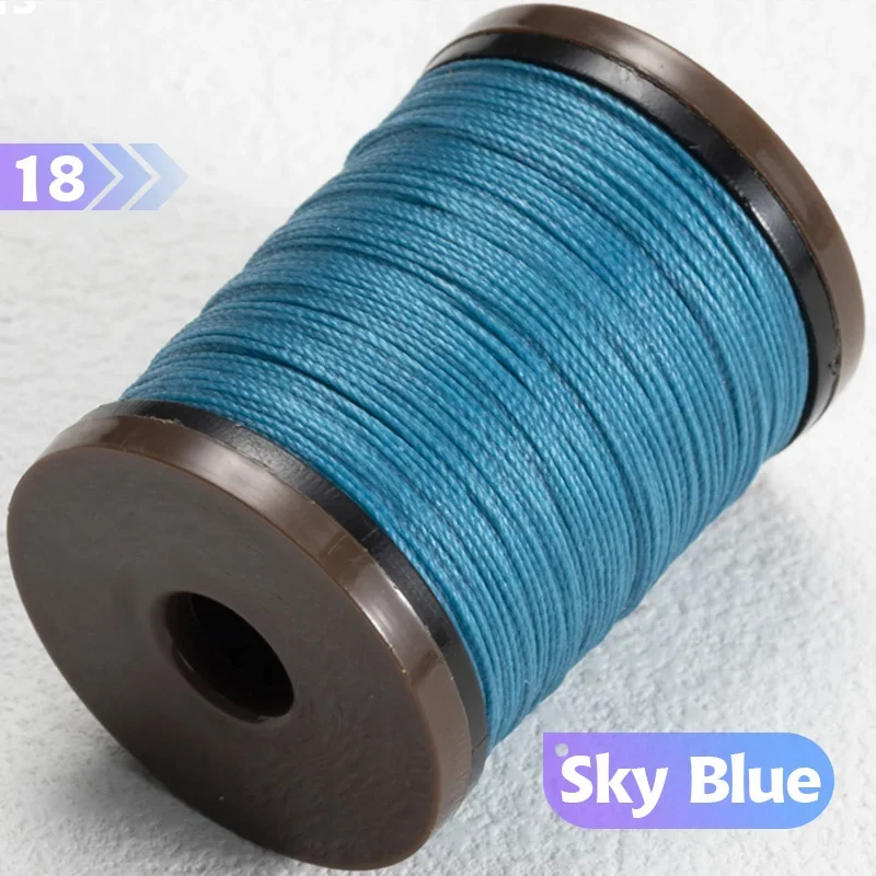 Waxed Polyester Cord for Leather Craft and DIY Jewelry - Round Braided Thread