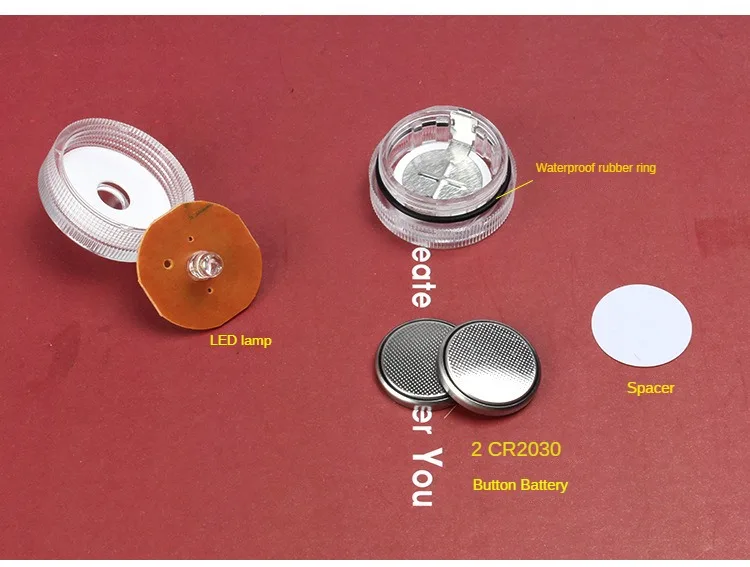 Description Picture 4 of itemLED Waterproof Candle Lights Fish Tank Lights Aquarium Lights Party Bar Wedding Waterproof Electronic CandleLights Diving Lights