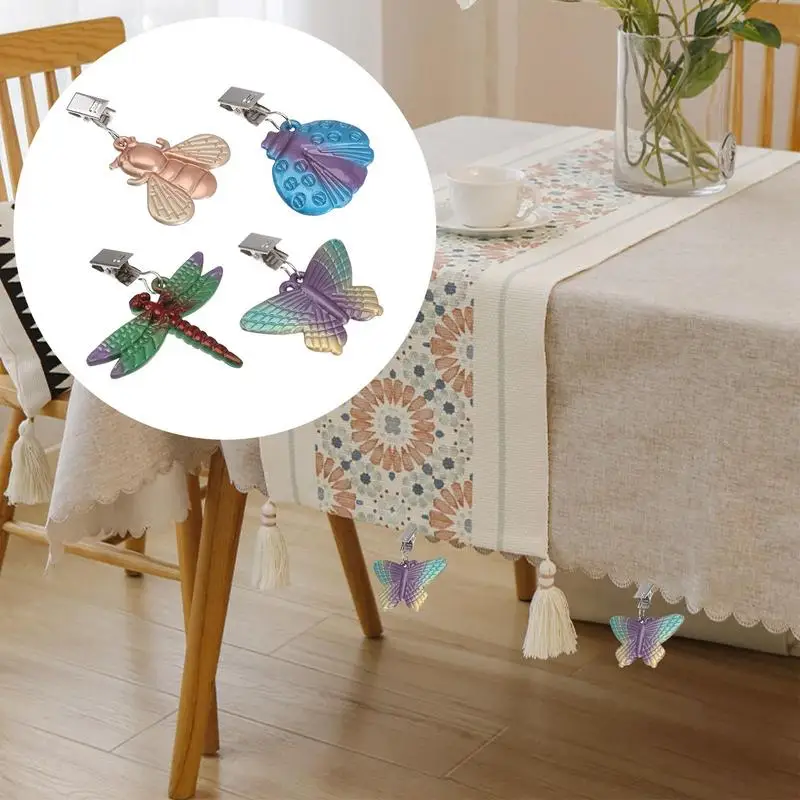 Decorative Zinc Alloy Tablecloth Weights Set of Four