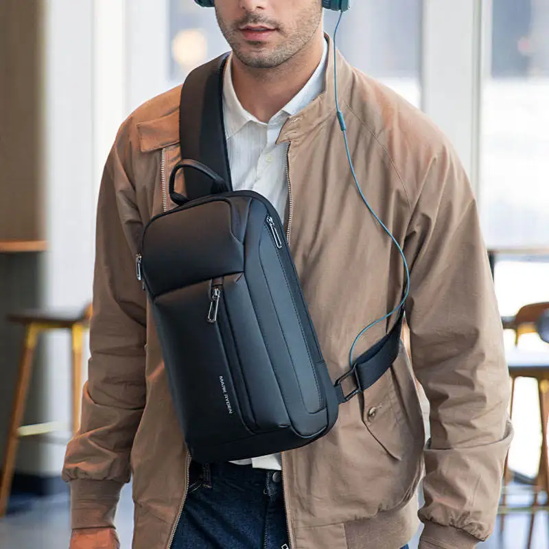 Men's Crossbody Chest Bag Large-capacity Multifunctional Small