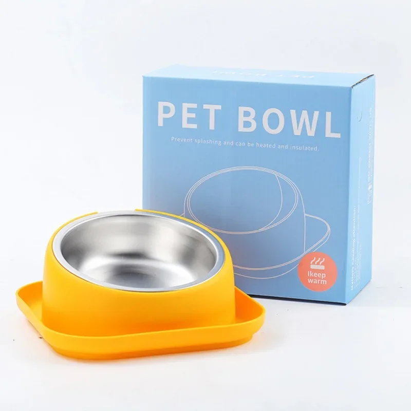 Title 8, Cat Bowl Non-Slip Dog Bowl 45°Neck Protector Ca...