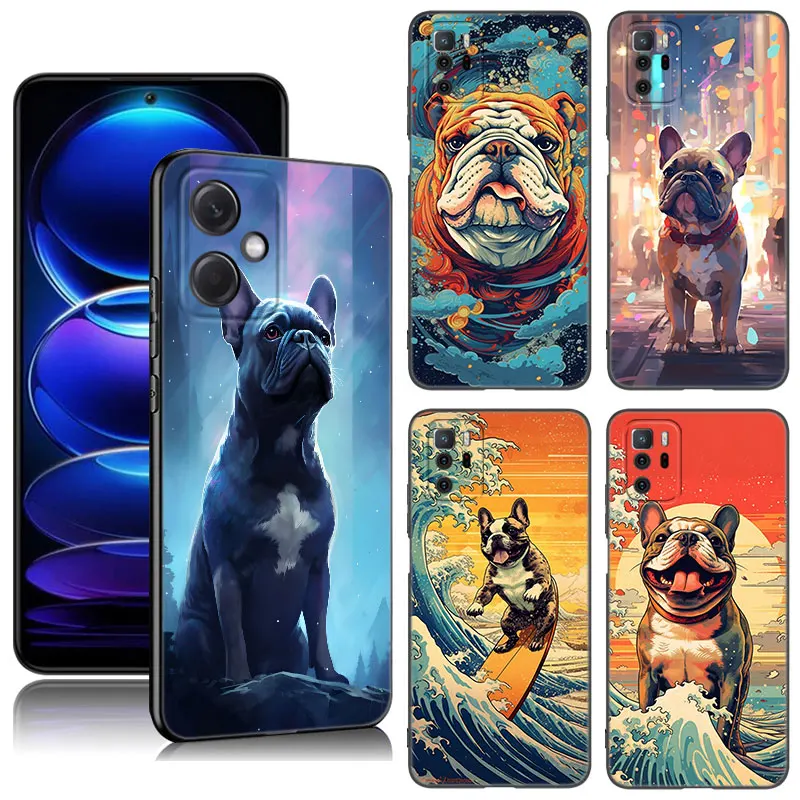 Head Case Designs Custodia In Gel Per Xiaomi Redmi Note 8T - Barruf Frenchie Estate Cani, Ufficiale - 3