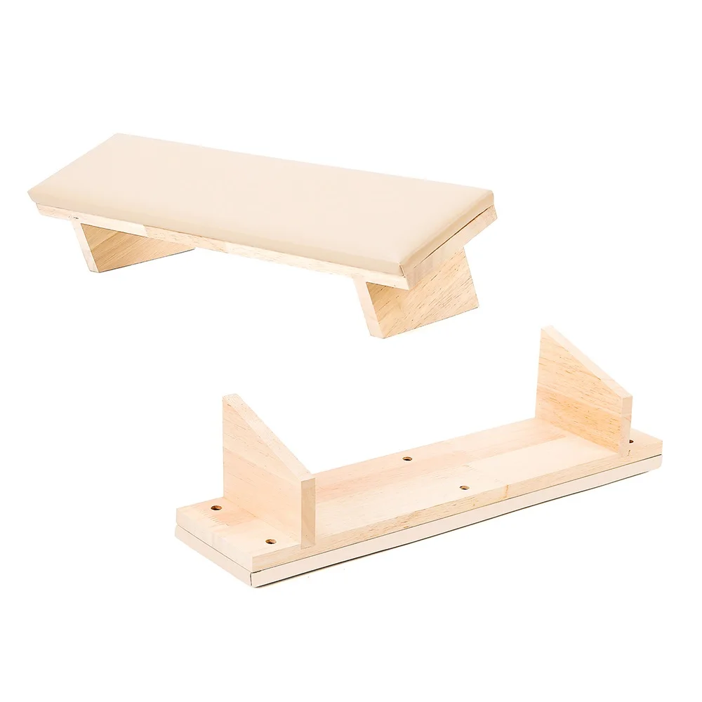 Beveled Hand Rests For Manicure Angled Nail Cushion Leather Nail Hand Support Pillow Nail Mat Holder Nail Art Hand Stand Table