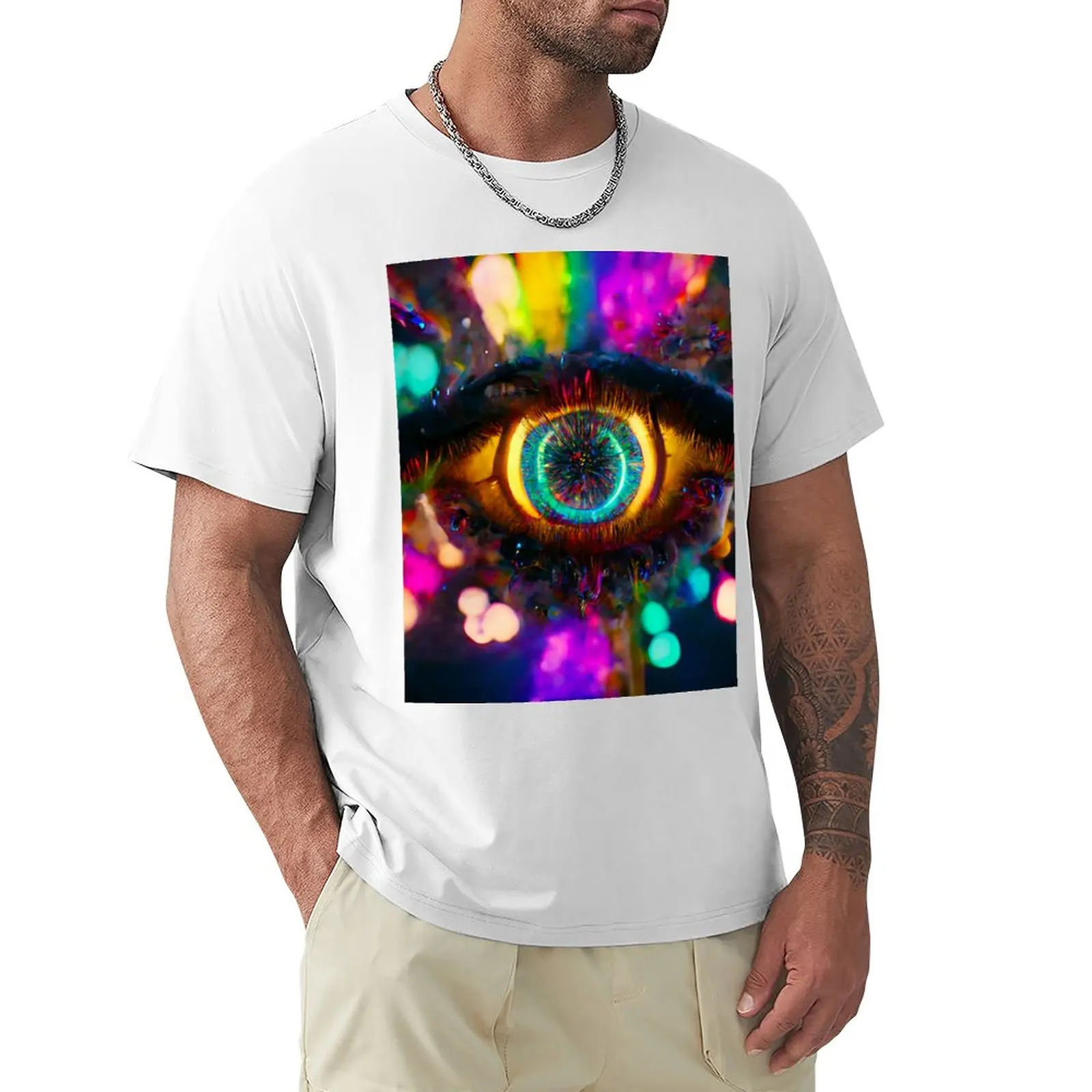 

Seeing Stars T-Shirt quick-drying anime plus size tops t shirt for men