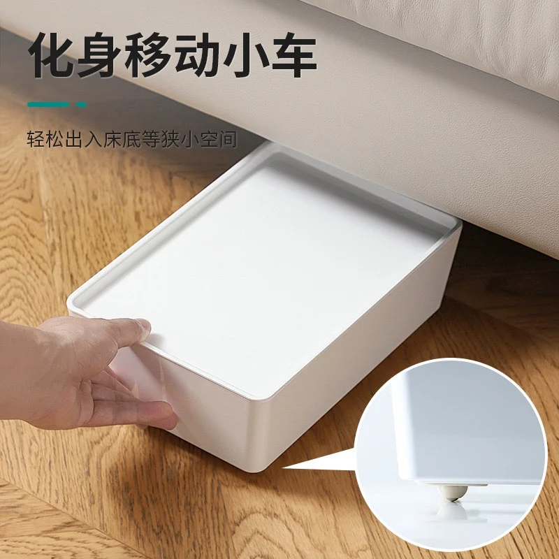 Storage Box Racks Flower Pot Bottom Ball Roller Pulley Pasted Universal Wheel Home Storage Accessories