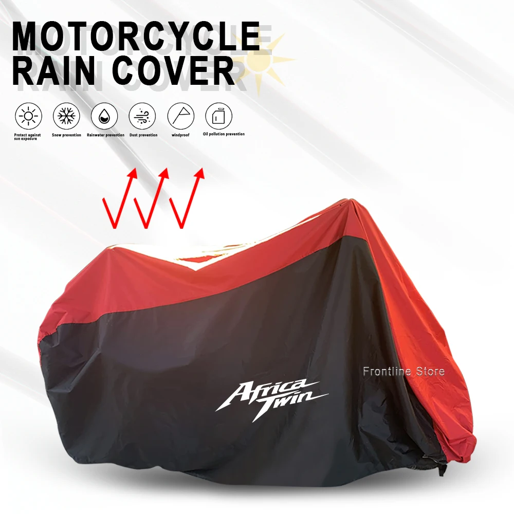 

For Honda CRF1100L AfricaTwin Adventure Sports 2020-2022 Motorcycle Outdoor Dust Rain Snow and Waterproof Universal Rain Cover