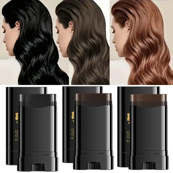 Stick colorante per capelli impermeabile - Copre rapidamente i capelli bianchi, aspetto naturale, ritenzione del colore a lunga durata, adatto a tutti i tipi di capelli