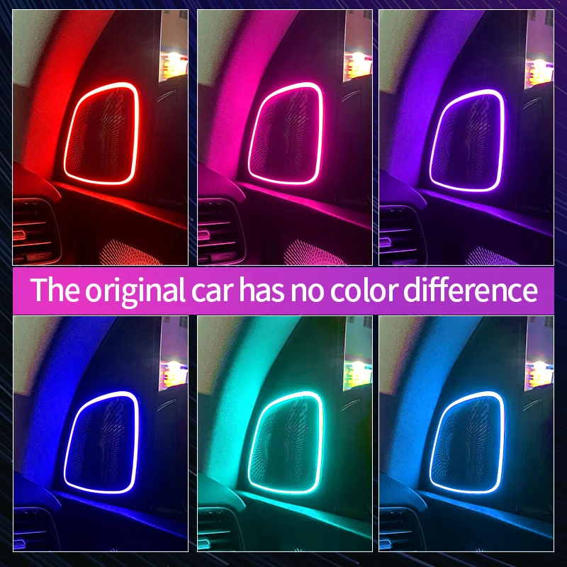 ami⭐︎出品 アンビエントledカーライト,64色,メルセデスgle w167,v167,gls