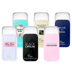Women Men Solid Balm Portable Case Solid pheromone Fragrances Mild Long Lasting Aroma Deodorant Fragrance Body Antiperspirant