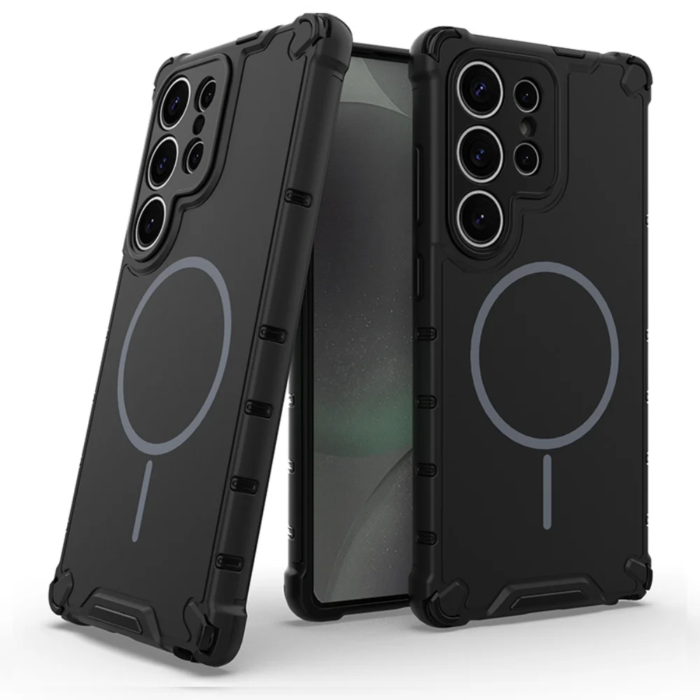 Magnetic Armor Heavy Duty Rugged Shockproof Case with MagSafe Compatibility