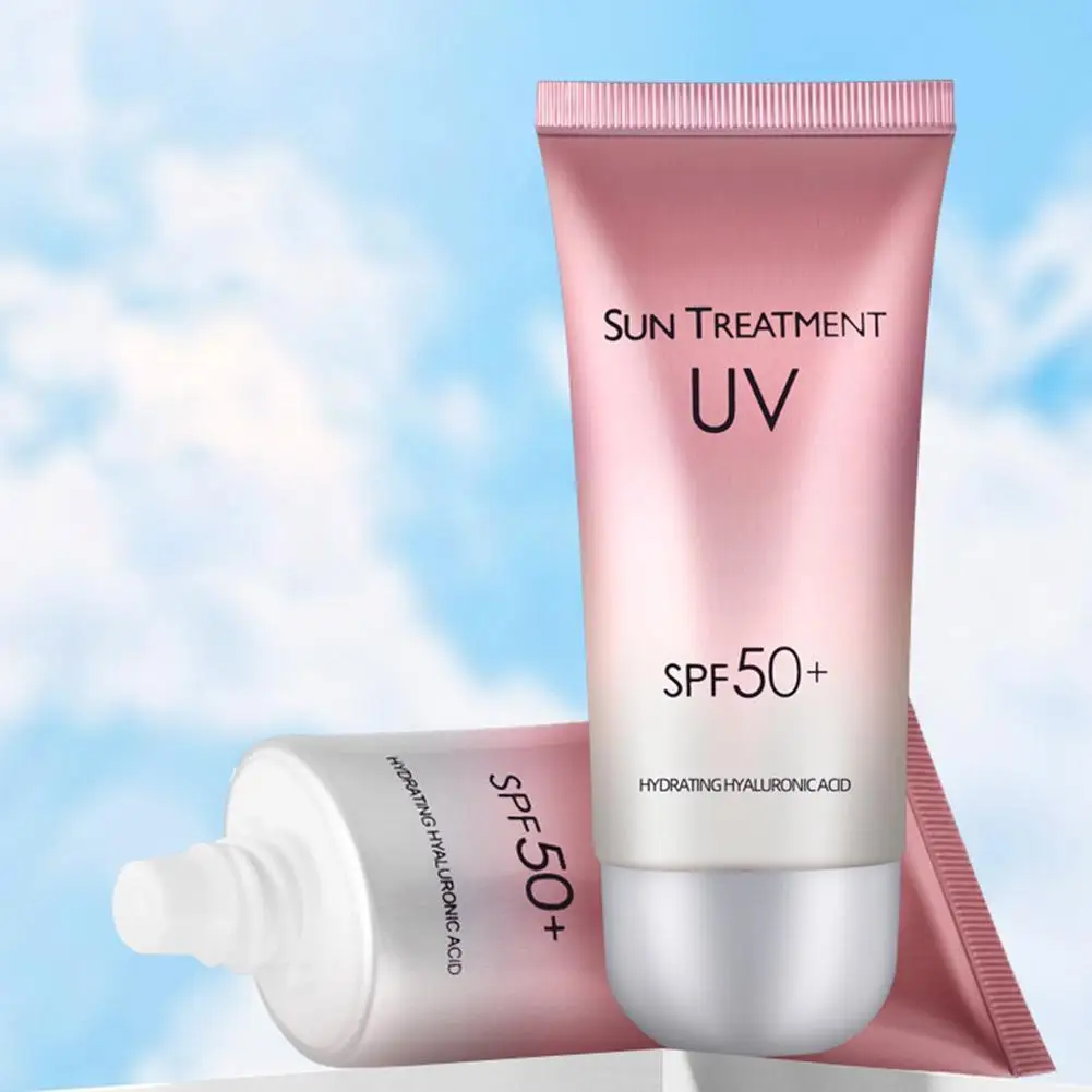 Whitening Sunscreen SPF50+ UV Protection Sun Screen Lsolation Moisturizing Brightening Face Body Arms Thighs Sunblock Skin Care