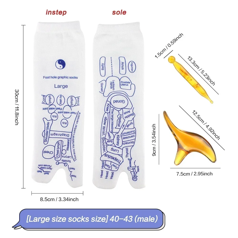 Revitalizing Acupressure Foot Massage Socks – Ultimate Foot Therapy and Care Tool