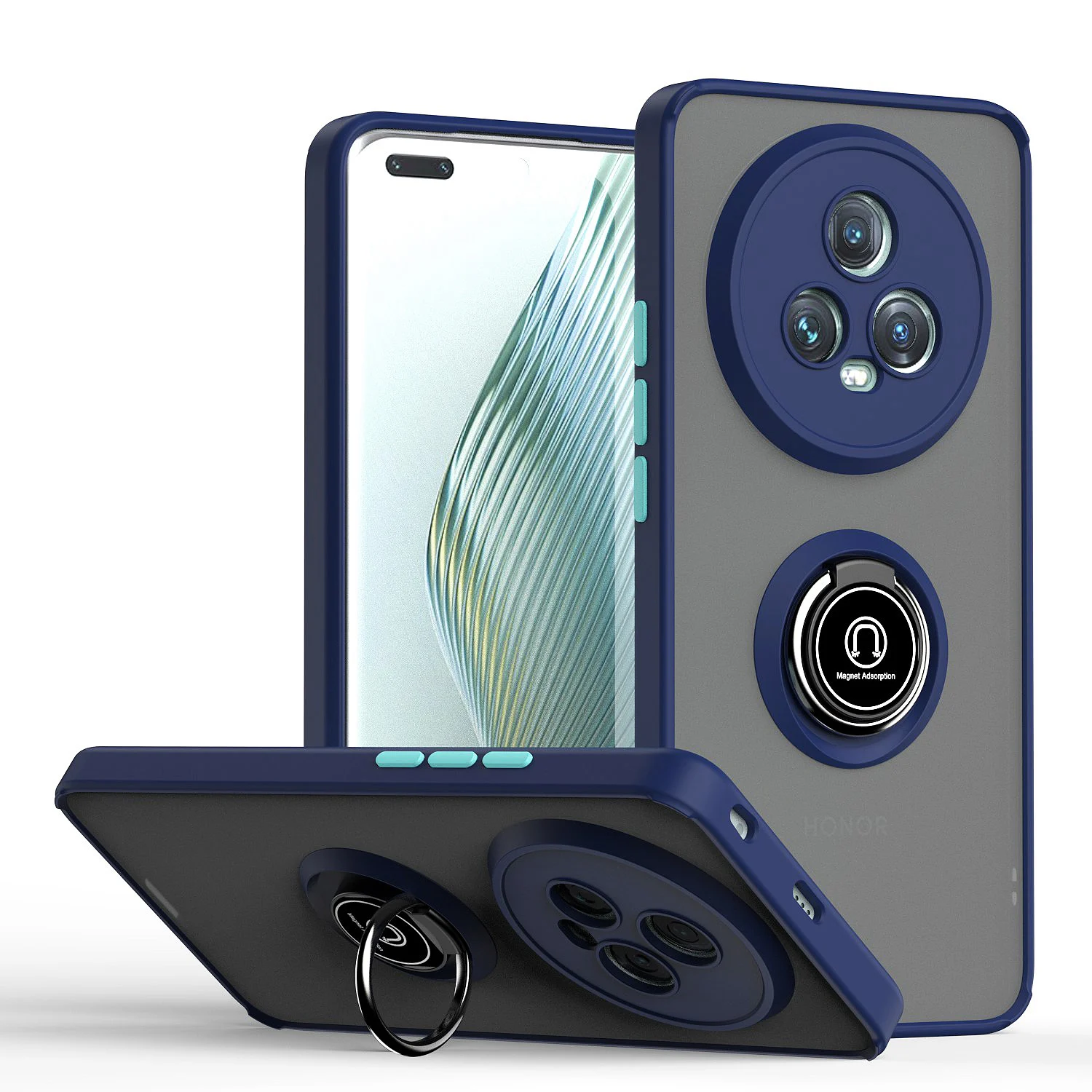 Custodia Con Staffa Di Rotazione 360 Per Honor Magic5 Pro Custodia Magnetica Per Veicoli Magic5 Lite Cellulare Coques Honor Magic4 Magic5 Pro