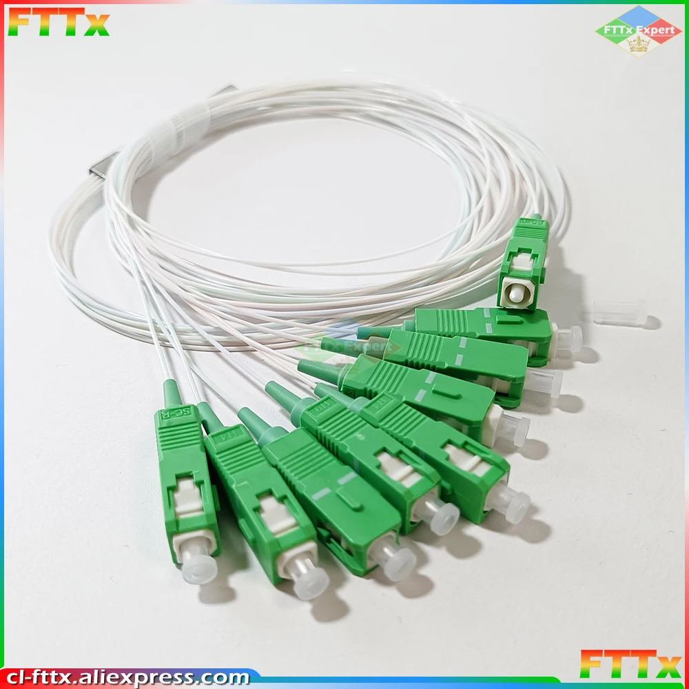 free shipping 50pcs 1X8 PLC Splitter/Fiber Optic PLC spliter/Planar Lightwave Circuit Splitter SC/APC