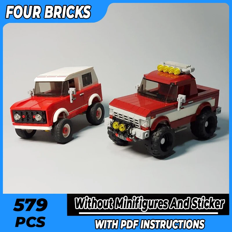 

Car Model Moc Building Bricks War-horse 1st And 2nd Generation Vehicle Technology Blocks Gifts Christmas Toys DIY Sets Assembly