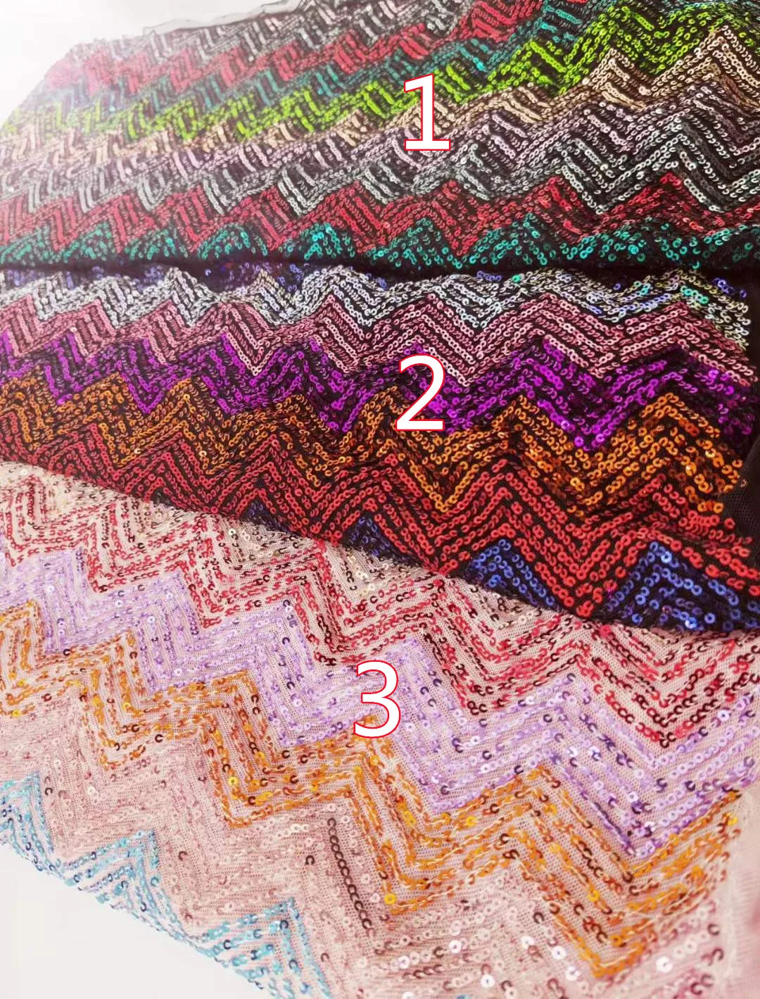 

Wavy Sequin Embroidery Stretch Mesh Lace French Mesh Fabric African Sequin Fabric Lace For Evening Dresses Banquet dress 5yards