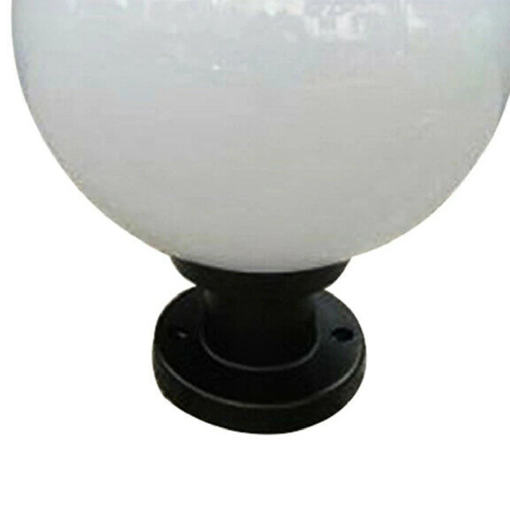 Description Picture 4 of itemLED 20cm Acrylic Round Ball Light Solar Power Outdoor Pathway Wall Pillar Lamp