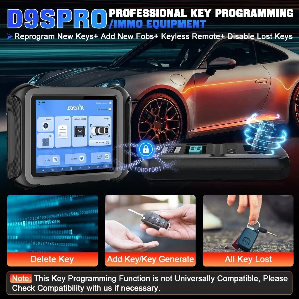 XTOOL D9SPRO WIFI Diagnostic Tool Topology Mapping ECU Coding & Programming Automotive Scanner CANFD DOIP Protocol VAG Guided
