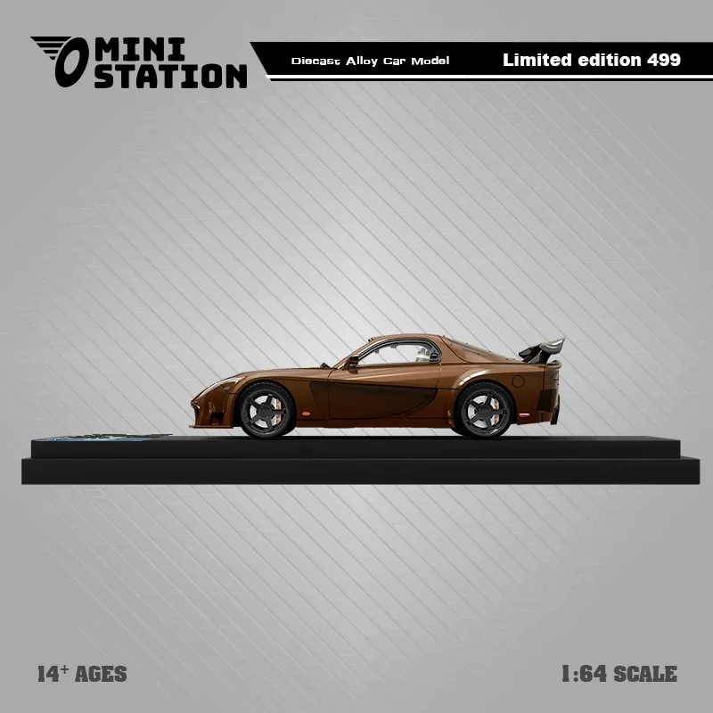 Mini Station 1:64 RX7 Veilside Metallic Brown/Black