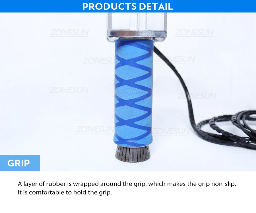 ZONESUN ZS-YGP1 Маленькая ручная машина для укупорки флаконов духов Распылитель Обжимной пресс-инструмент Необходимо использовать с воздушным компрессором