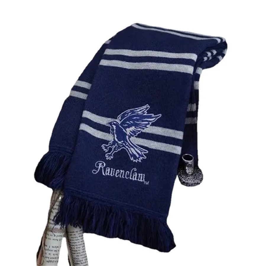 Scarf Accessories Knitting Scarf Children's Adult Gryffindor Ravenclaw Hermione Long Slytherin Hufflepuff Women's Men's Warm Holiday Gift