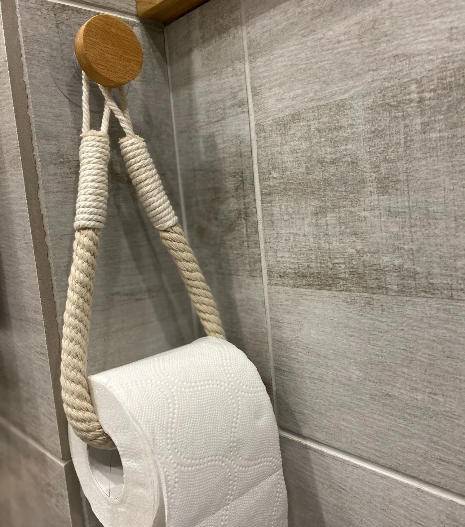 Kitchen Wooden Hook Toilet Paper Roll Holder Nail Free Wall-mounted Retro Towel Rack for Home Paper Towel Stand Bathroom Decor paper towel holder,towel rack,toilet paper holder,toilet paper rack,toilet roll holder,paper towel rack