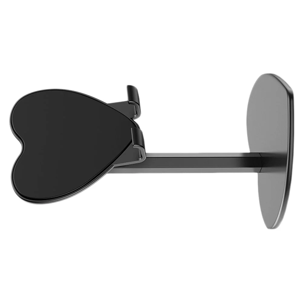 

Heart Shaped Desktop Tablet Support Flexible Phone Support Metal Bracket Black
