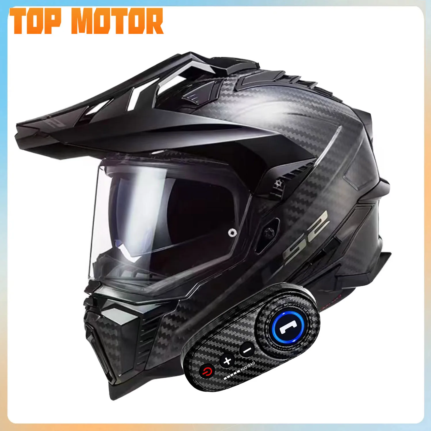 Auricolari Bluetooth Per Casco Moto - Khptop Speaker Ultra Sottili IP67 Impermeabile 1000mAh - Foto 12