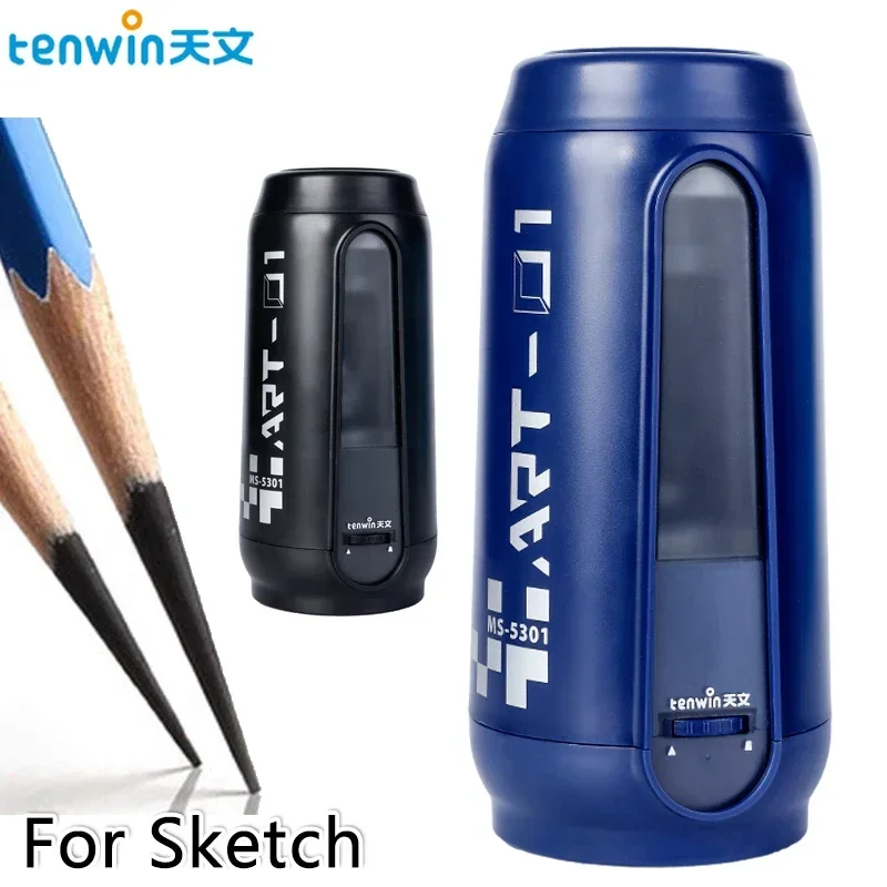 USB 충전 샤프닝 Tenwin 컬러 학교 스테이션 학생 연필, 스케치 전기 고속 샤프너 자동 연필, 완전 공급