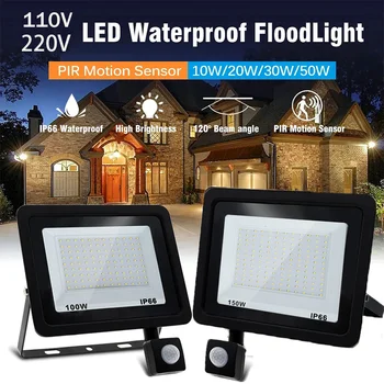 LED Motion Sensor Waterproof Floodlight 1