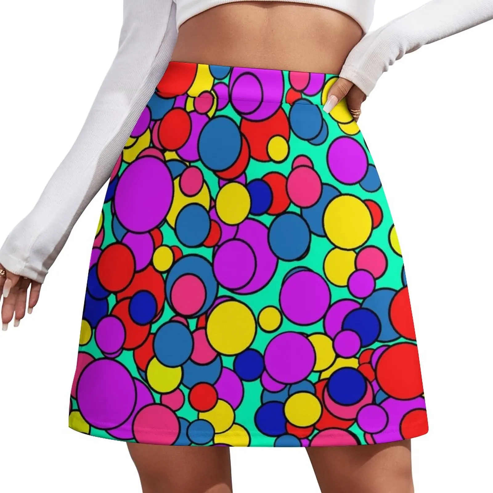 

60's design go go Mini Skirt new in clothes skirts women summer 2024 fairy core