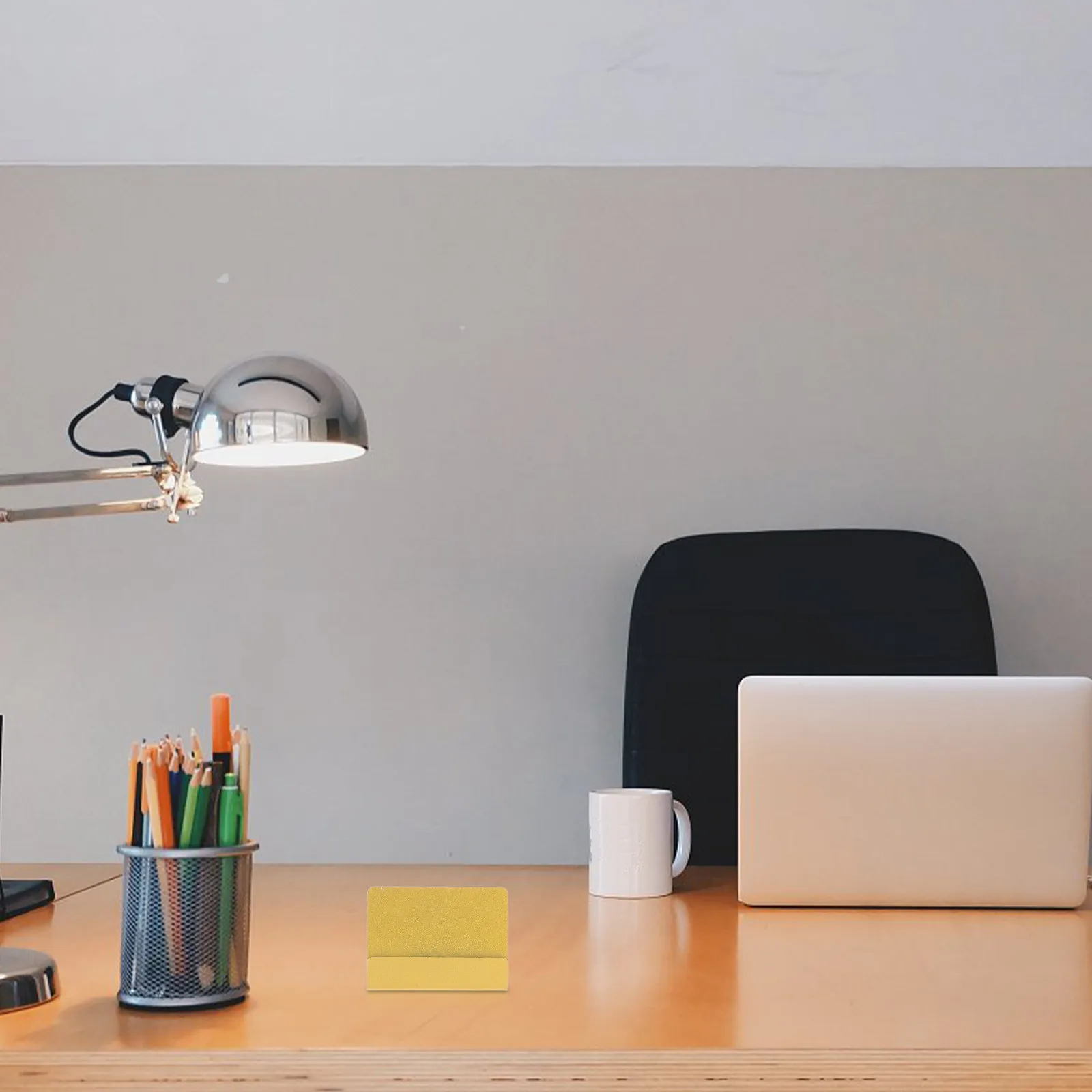 6Pcs 스테인레스 스틸 명함 홀더 금속 책상 스탠드 사무실 테이블 리셉션 사용을위한 수직 이름 카드 디스플레이 스탠드