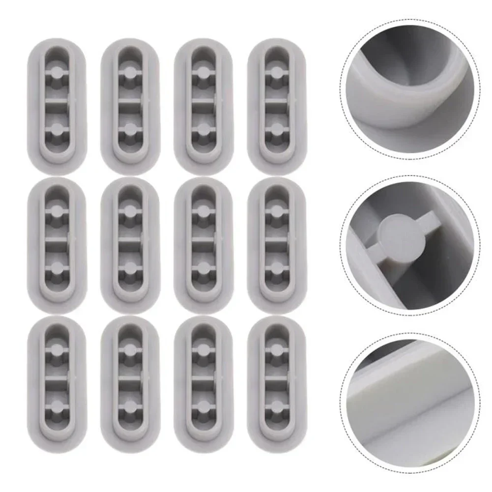 12pcs Toilet Seat Shock-proof Buffers Bumpers Replacement Pads Top Cover Cushion/Seat Cushion Stoppers Gasket Lid Parts Parts