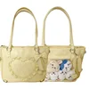 White Shoulder Crossbody Sac Ladies Large Capacity Shopping Messenger Tote Leisure PU JK Handbags Itabag 5