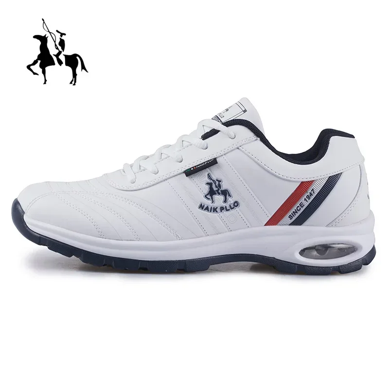 Casual Shoes Men's Outdoor Leather Casual Sneakers for Large Size