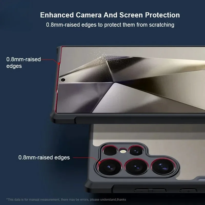 Enhanced Magnetic Car Holder Grip with Airbag Protection - Metal Finish and Dual Layer PC + TPU