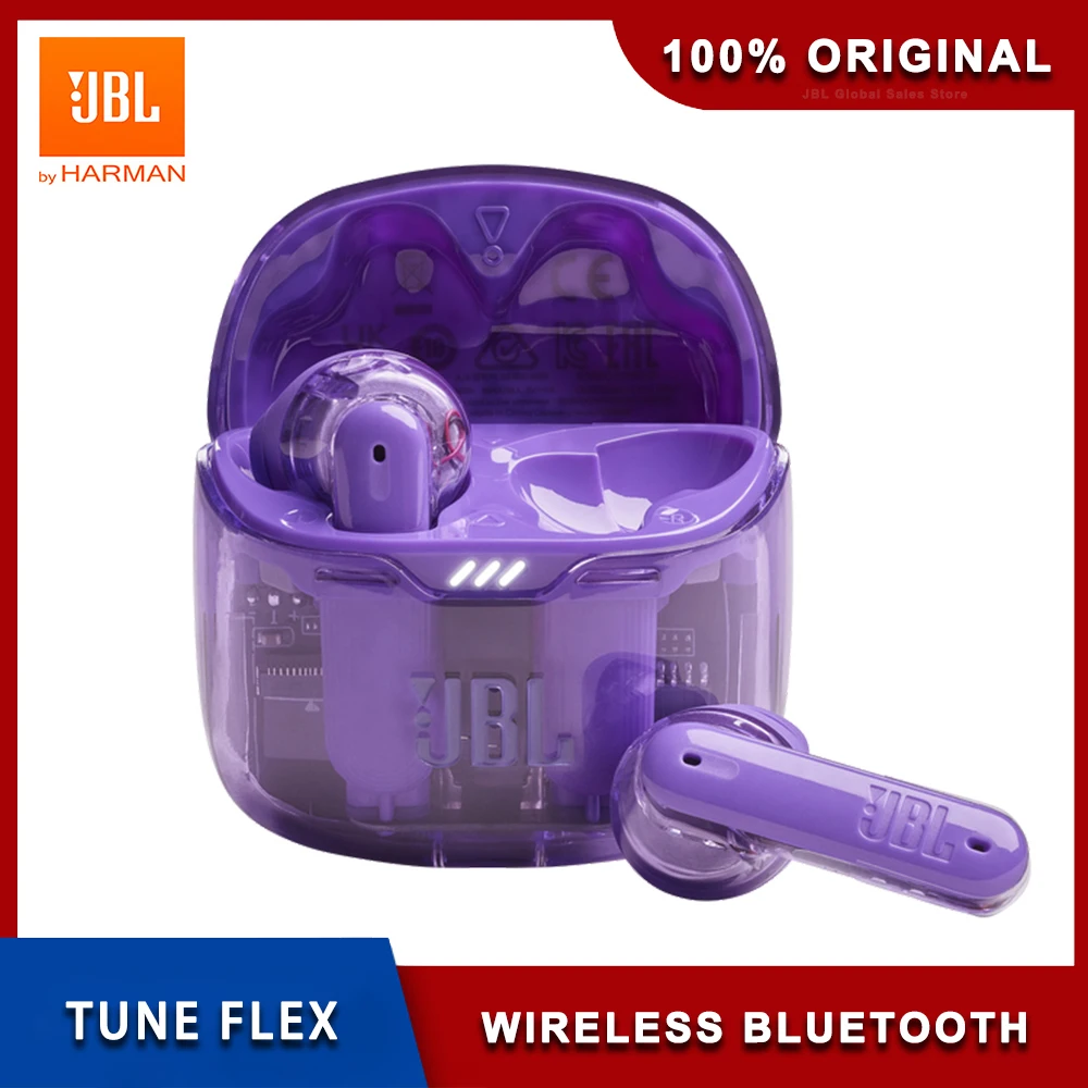 JBL Tune Flex Ghost Edition  Auriculares True Wireless con cancelación de  ruido