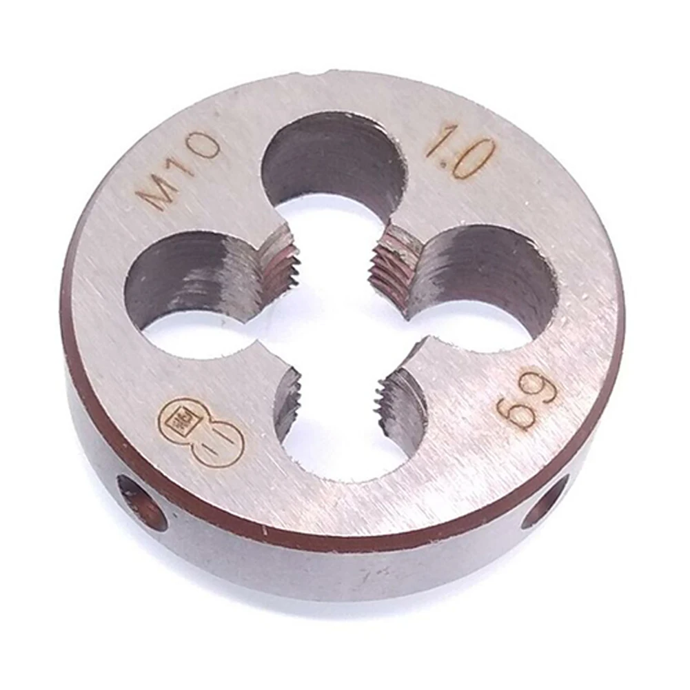 100% Brand New Tap & Die HSS M10 X 1mm Taper 59mm Die Hand Taps High Speed Steel M10 X 1mm Metric Thread Plug Tap