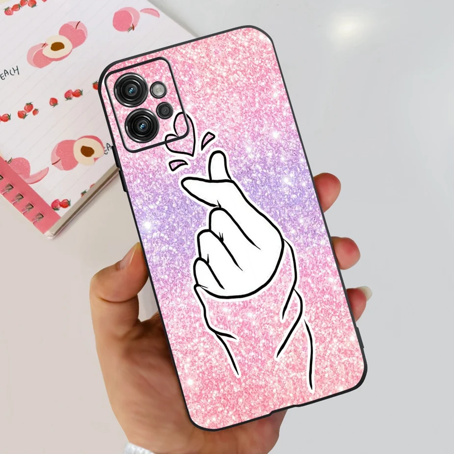 Cute Cat Butterfly Soft Silicone Phone Case, 6.5'' Coque
