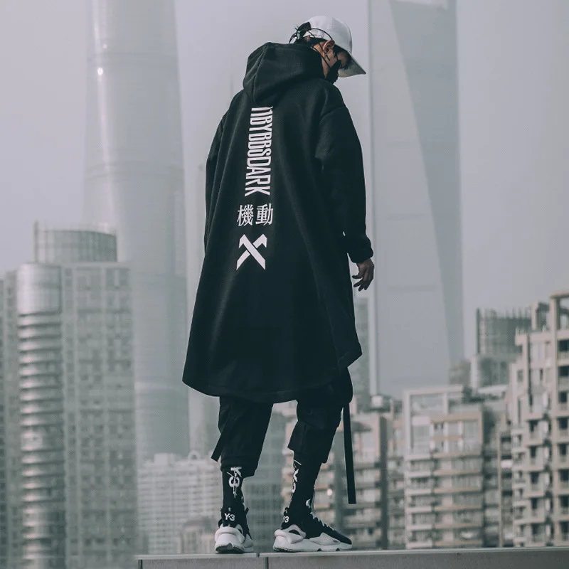 Emo Men Japanese Harajuku Sweatshirt Oversize Hoodie Korean